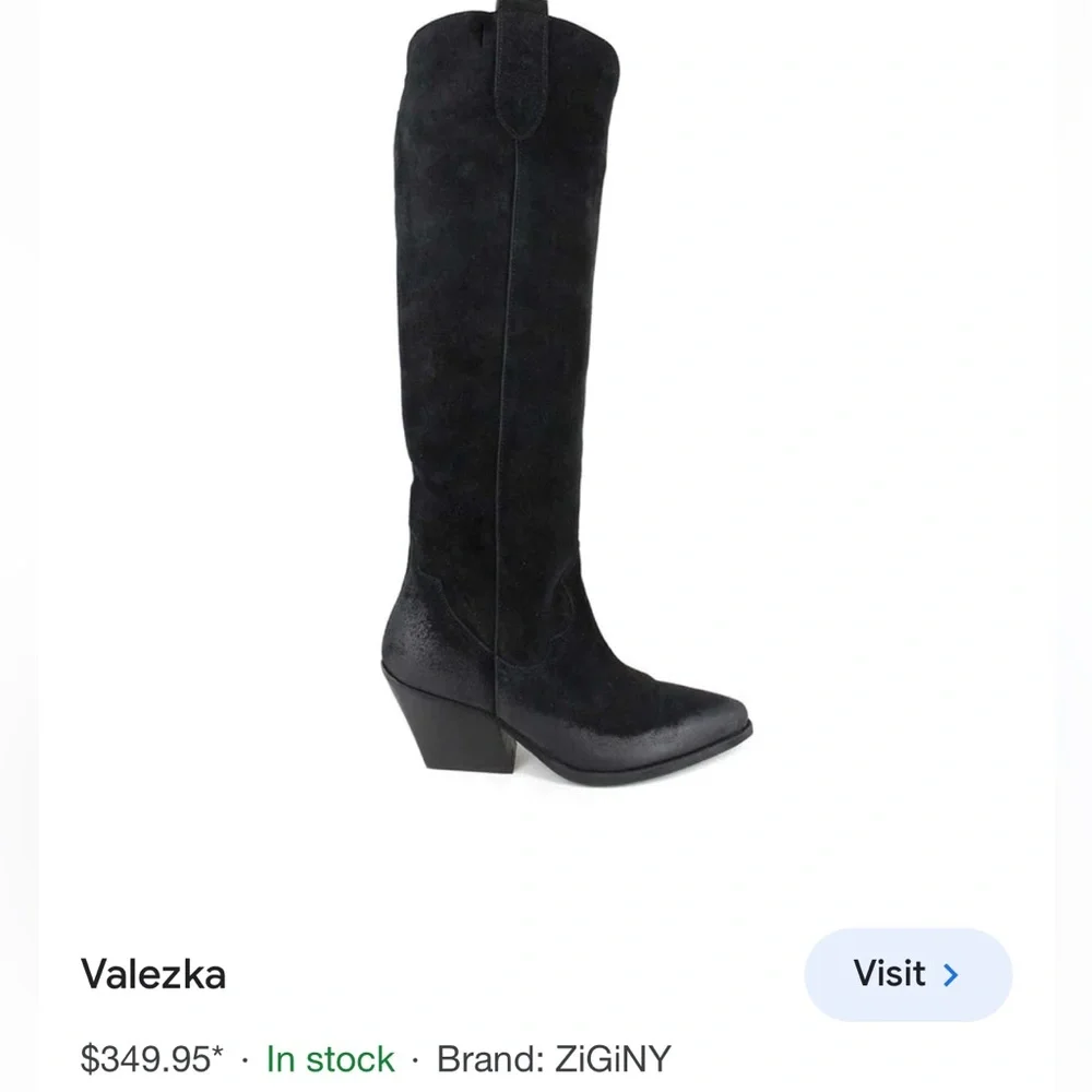 Valezka Knee High Boot (Women) size 39 US 8 black
ZIGI
$349.00 gently used - Picture 8 of 15